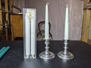Beautiful Candlesticks and Candles
