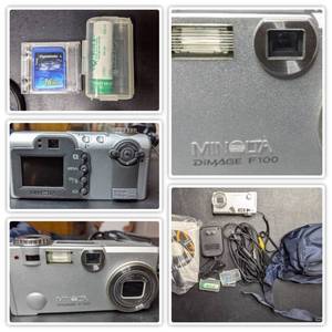 Minolta Dimage F100 Digital Camera with Accessories