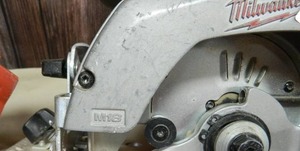 lot 41 image: 2 Milwaukee Circular Saws for Parts or Repair
