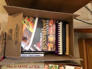 lot 41 image: 3 Boxes of Cookbooks