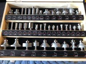 Router Bits in Case