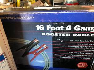 Twin sz Air Mattress, Seat cushions & 16ft 4gauge Booster Cables