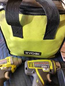 18v Drill Driver, Impact Driver, Battery Charger and Carry Bag