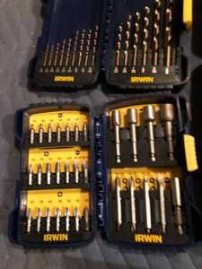 Stanley Ratchet, Irwin Bits, crowbar & more