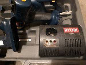 Ryobi 18v Cordless Reciprocating saw, circular saw, Drill and flashlight