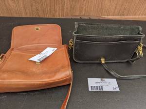 lot 247 image: 2 Vintage Classic Coach NY Bags