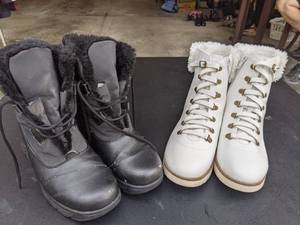 lot 304 image: 2 Pairs of Womens Size 8 Winter Boots- MIA and Totes