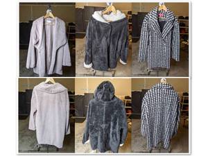 3 Fashionable Size LargeWomens Warm and Cozy Jackets