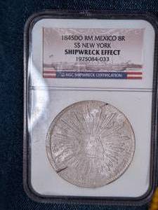 NGC Shipwreck Certification in Storage Case&nbsp