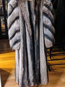 Authentic Womens Long Real Beaver Fur Coat&nbsp