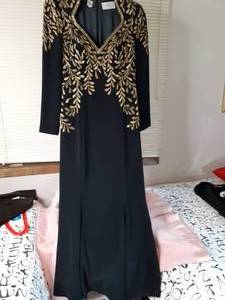 Stunning Womens Black Tie Formal Dress Size 10