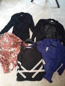 Set of (5) Womens Large Tops Lucky, Lisa, Anne Klein, Etc.&nbsp