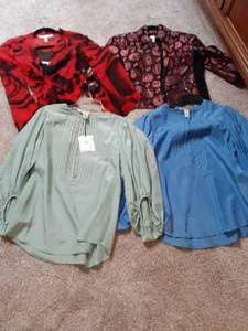 Adorable Set of (4) Womens Size 12 Shirts