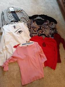 Gorgeous Lot of (10) Womens LXL Clothing Items Anne Klein, Lucky Brand, Etc.&nbsp