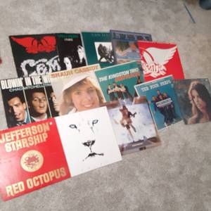 Vintage Vinyl Records Styx, Van Halen, Aerosmith, ACDC, and More.&nbsp