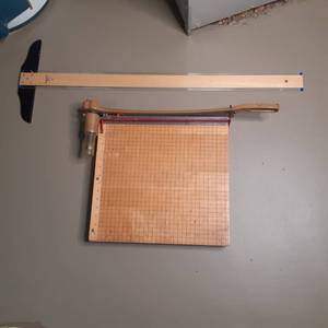 Crafting Supplies Heavy Duty Paper Cutter and T Square&nbsp
