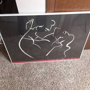 Elegant Couple Art Print&nbsp