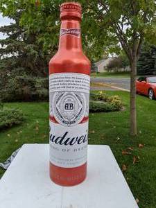lot 54 image: Decorative 47 Budweiser Beer Bottle
