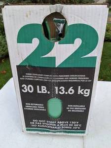 lot 44 image: Refrigerant Tank - 30 lb