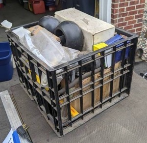 lot 183 image: John Deere Parts Starter Motor and More