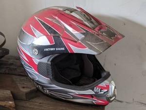 lot 129 image: Raider MX-2 Power Sport Racing Helmet