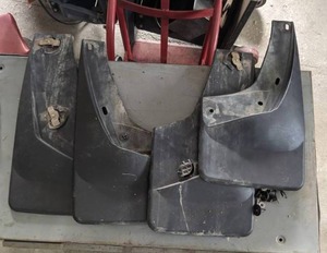 lot 134 image: Set of (4) Mud Flaps - 2013 GMCChevy