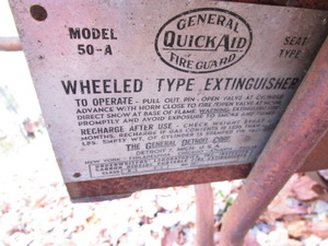 Wheel Type Extinguisher Cart