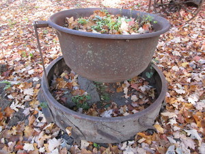 Cast Planter Pot  Wheel Base