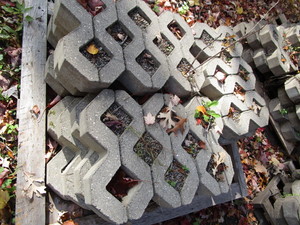 Zig Zag Cement Pavers