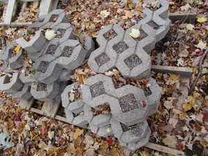 Zig Zag Cement Pavers