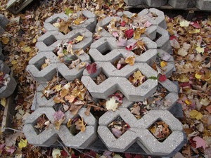 Zig Zag Cement Pavers