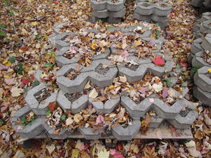 Zig Zag Cement Pavers
