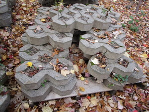 Zig Zag Cement Pavers