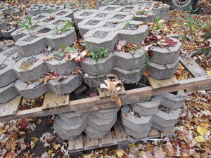 Zig Zag Cement Pavers