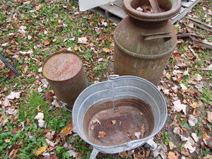 Milk & Cream Cans, Bucket