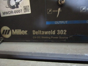 Miller Deltaweld 302 Welder, Wire Control & Feeder