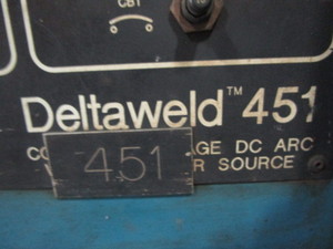 Miller Deltaweld 451 Welder, Wire Control & Feeder