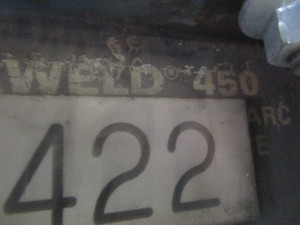 Miller Deltaweld 450 Welder, Wire Control & Feeder
