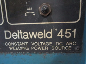 Miller Deltaweld 451 Welder, Wire Control & Feeder