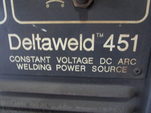 Miller Deltaweld 451 Welder, Wire Control & Feeder