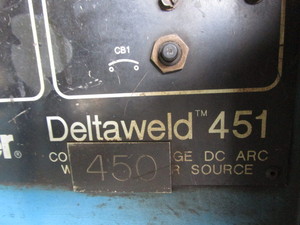 Miller Deltaweld 451 Welder, Wire Control & Feeder