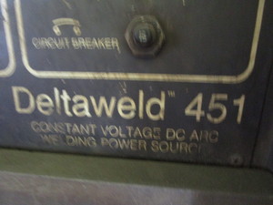 Miller Deltaweld 451 Welder, Wire Control & Feeder