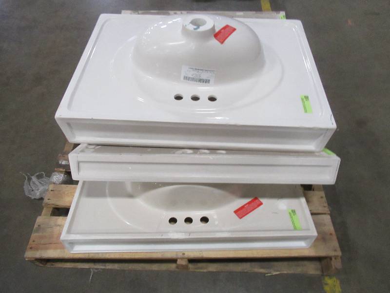 WHOLESALE MIXED PALLET OF MISCELLANEOUS VANITY TOPS