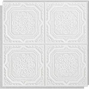 Armstrong Ceilings (Common 12-in x 12-in Actual 11.985-in x 11.985-in) Tinlook Wellington 40-Pack White MetalTin Surface-Mount Acoustic Ceiling Tiles 46B - Approximately 27 cases.