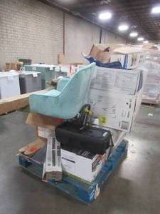 WHOLESALE MIXED PALLET OF MISCELLANEOUS FURNITURE, TOILETS AND MORE