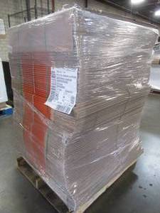 WHOLESALE MIXED PALLET OF MISCELLANEOUS APPROXIMATELY (90) 21 x 15 x 16 MOVING BOXES