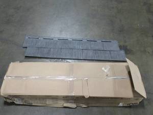 Novik Shake RS - 14.5 in. x 48.75 in. Rough Sawn Shake in Anthracite (48.84 sq. ft. per Box) Plastic Shake Vinyl Siding.100060088 - 12 panels per carton.