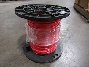 Salvaged 500ft 12 Gauge Red Stranded CU THHN Wire Approximately 250ft remaining