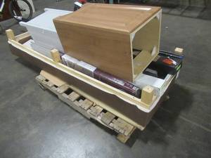 WHOLESALE MIXED PALLET OF MISCELLANEOUS FURNITURE AND BUILDING MATERIALS