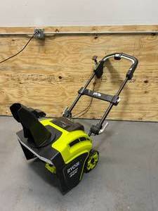 lot 30 image: RYOBI 21 in. 40V Brushless Cordless Electric Snow Blower (Tool Only)